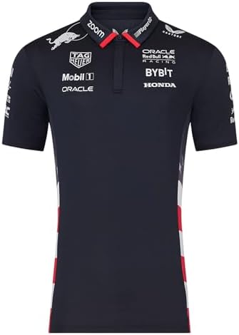 Red Bull Racing 2024 チームポロ 2XL Castore Men's Red Bull Racing F1 2024 Team Polo T-Shirt - Blue
